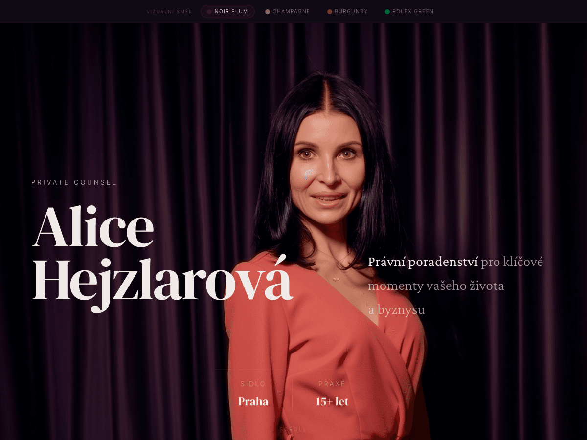 Alice Hejzlarová — alice-hejzlarova.cz